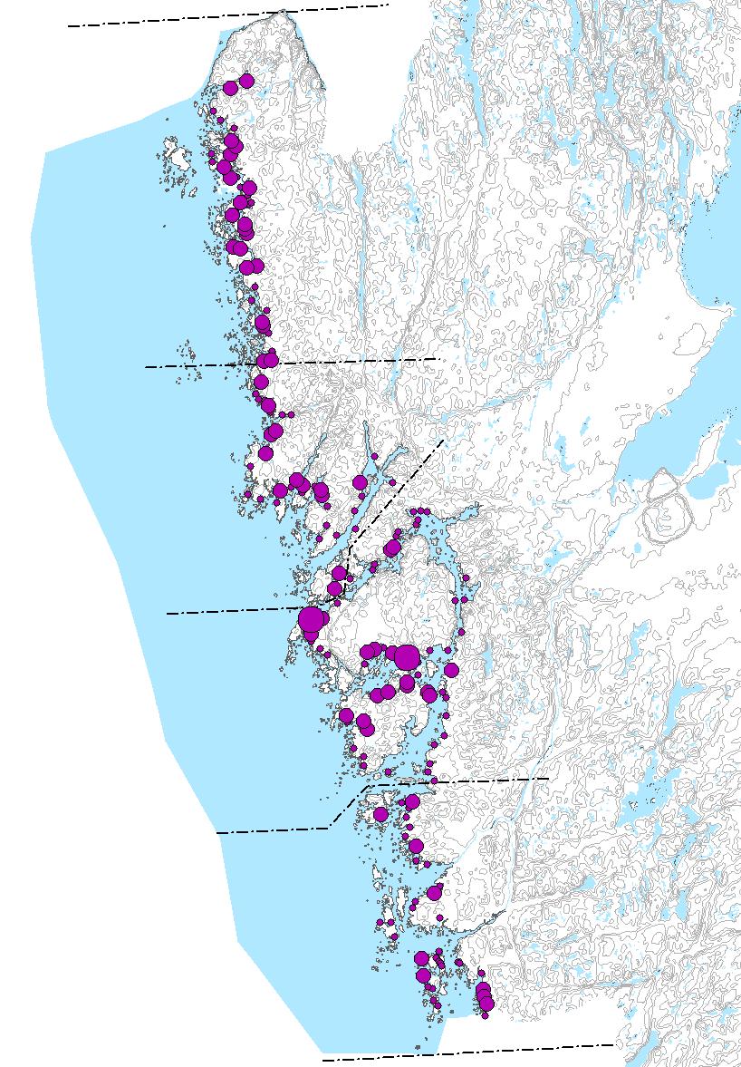 Cyanobakterier Region 1 HydroGIS AB 2009