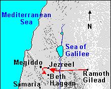 Y HORAM AND ACHAZYAH IN JEZREEL Elisha sent a guild prophet to Ramot-Gilead with a flask