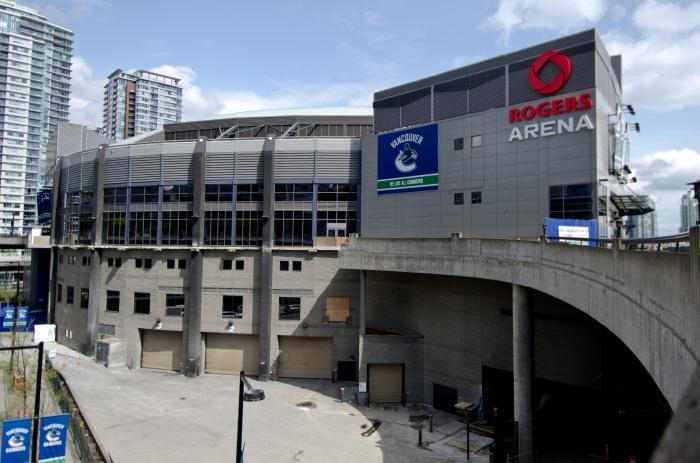 Rogers Arena i Vancouver 18.