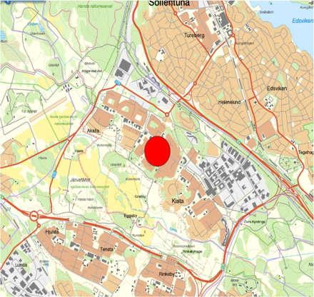 2 O m r å d e s b e s k r i v n i n g Aktuellt område ligger i Husby i Stockholm (se figur 1). Figur 1.