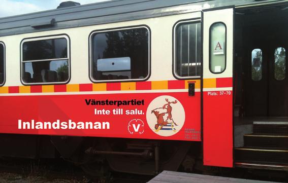sid 2 Inlandsbaneturné Vänsterpartiet Norrbotten, Västerbotten, Jämtland och Dalarna