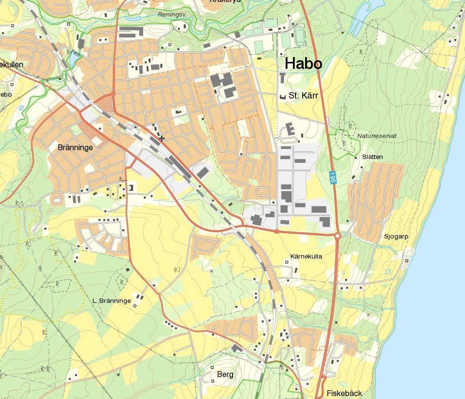 Diarinummr BN 2/32 lanförslag landata, läg och aral lanområdt omfattar fastightrna Fiskbäck 3:76 och dlar av Fiskbäck 3:46.