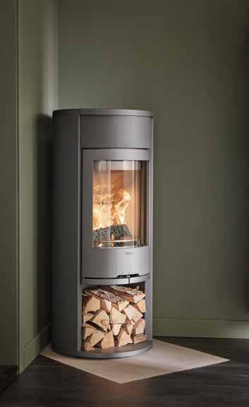 Contura 610AG Style, artstone naturell, glaslucka Med sammetslen yta Artstone naturell är en unik omramning för Contura kamine r.