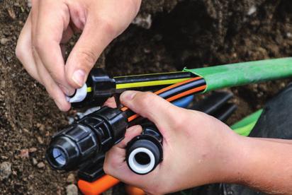 fiber och kabel. Innehåll: Teoretisk genomgång av förläggningsmetoder, kanalisationstyper och dukter. Teoretisk genomgång av installationsteknik för kabel och fiber.