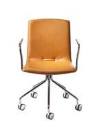 DAY III 6211/6212 DESIGN PIERRE SINDRE 2013 Helklädd stol/karmstol i tyg eller läder. Armstöd i ask, björk, ek eller valnöt alt. bets. Band i rygg går att få i avvikande kulör eller kvalité.