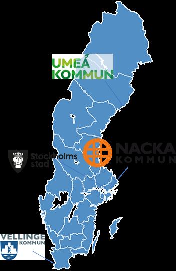 Medverkande kommuner QGYF har utvecklats i ett samarbete mellan en mångfald av