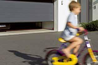 vid strömavbrott): Takskjutportar utan handtag Låset för nödöppning, med den diskreta rundcylindern (kan inte