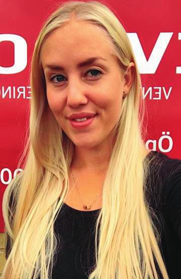 kundmottagarna Niklas och Lina. På filialen sitter även Jesper som är regionsansvarig säljare för ventilation i väst och filialens egna budchaufför, Martin.
