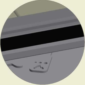 BRUKSANVSNNG RÖKVÄNDARPLATTORNA Rökvändarplattorna är placerade i brännkammarens översta del.