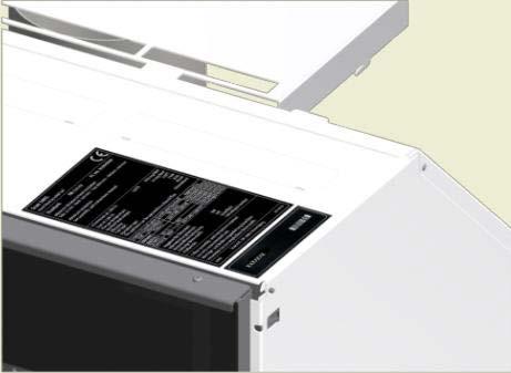 91002600 Minimum distance to heat insulation: Side: 25 mm - Back: 100 mm - Top: 800 mm - Bottom: 450 mm Minimum insulation: See assembly- and instructions manual CO emission at 13% O2: 0,07% 879