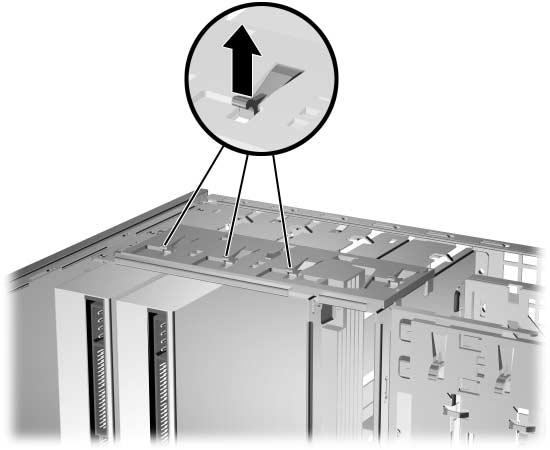 Produktens funktioner Ändra från minitower till bordsmodell 1. Om du har låst datorn med Smart Cover Lock, startar du om och låser upp datorn i setup-programmet. 2.