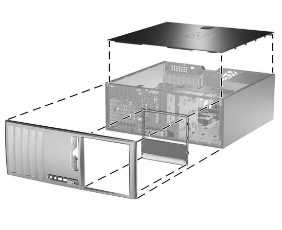 Produktens funktioner 11. Sätt tillbaka panelskydden inne i delpanelen åt rätt håll för bordsmodellen. 12. Placera om delpanelen (vrid den 90 ) med logon nederst, och sätt tillbaka den i panelen.