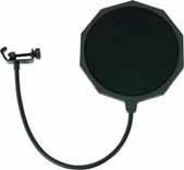 unwanted popping noises Flexible swan neck with integrated clamp