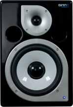 3 mm jack Dimensions: 190 x 310 x 210 mm Weight: 5 kg (per speaker) Professional near-field monitor speaker Magnetically-shielded bass driver unit with