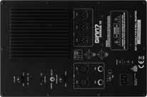 MDF high-density housing Instantly visible power LED on the front On/Off switch Integrated diplexer with manual frequency separation control (50 Hz -