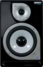 / dynamic bi-amping / bass-reflex system Acoustic pressure level: 109 db Speaker: 20,3 cm woofer, 2,54 cm tweeter Frequency range: 45 Hz - 20 khz Connections: XLR, 6,3 mm jack and