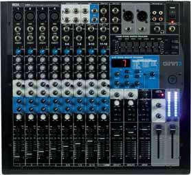 headphones Plug-n-Play compatible with Windows XP and Mac OS X, no further drivers necessary Dimensions: 167 x 45 x 204 mm Weight: 1,05 kg Compact 6 channel PRO low-noise studio mixer and USB audio