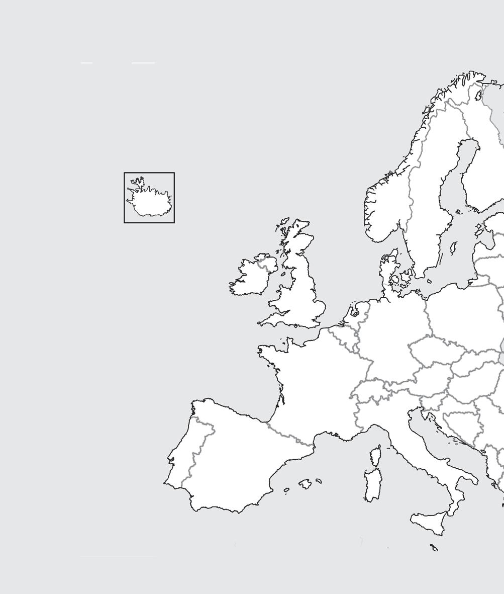 Bilaga Inställning av vågens gravitationskod Gravitationszoner i Europa Gravitationszonerna (Gravity Codes-MFG) nedan och på följande sida motsvarar länder med individuella gravitationszoner.