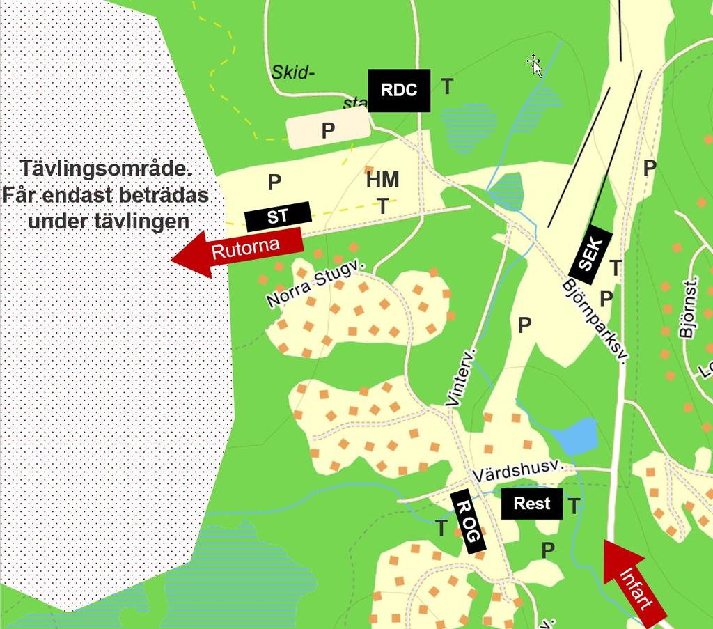 Start Från Startfållan kommer en funktionär att skicka ut er till ruta 1, gruppvis, ca 10 st åt gången. Alla startar på ruta 1 och går sen vidare till ruta 2, 3, 4 och slutligen 5.