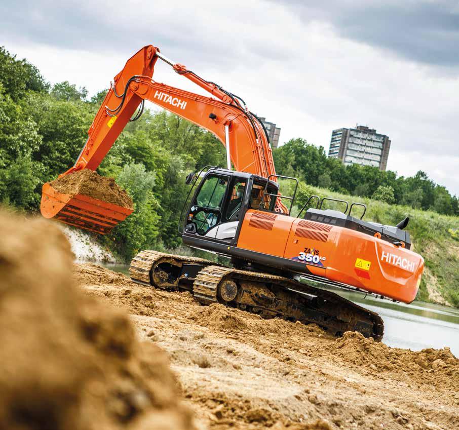 ZAXIS-6 serien HYDRAULISK GRÄVMASKIN Modell : ZX350LC-6 / ZX350LCN-6 Max motoreffekt :