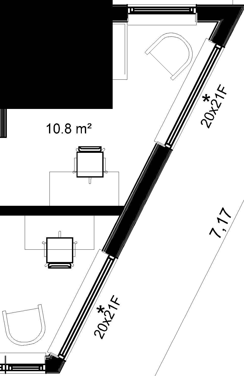 6 m 2 YGGRE 18.8 m 2 ;! adkarsblandare, ytterdörren 218-4-1 218-3-15 C C ET. T.