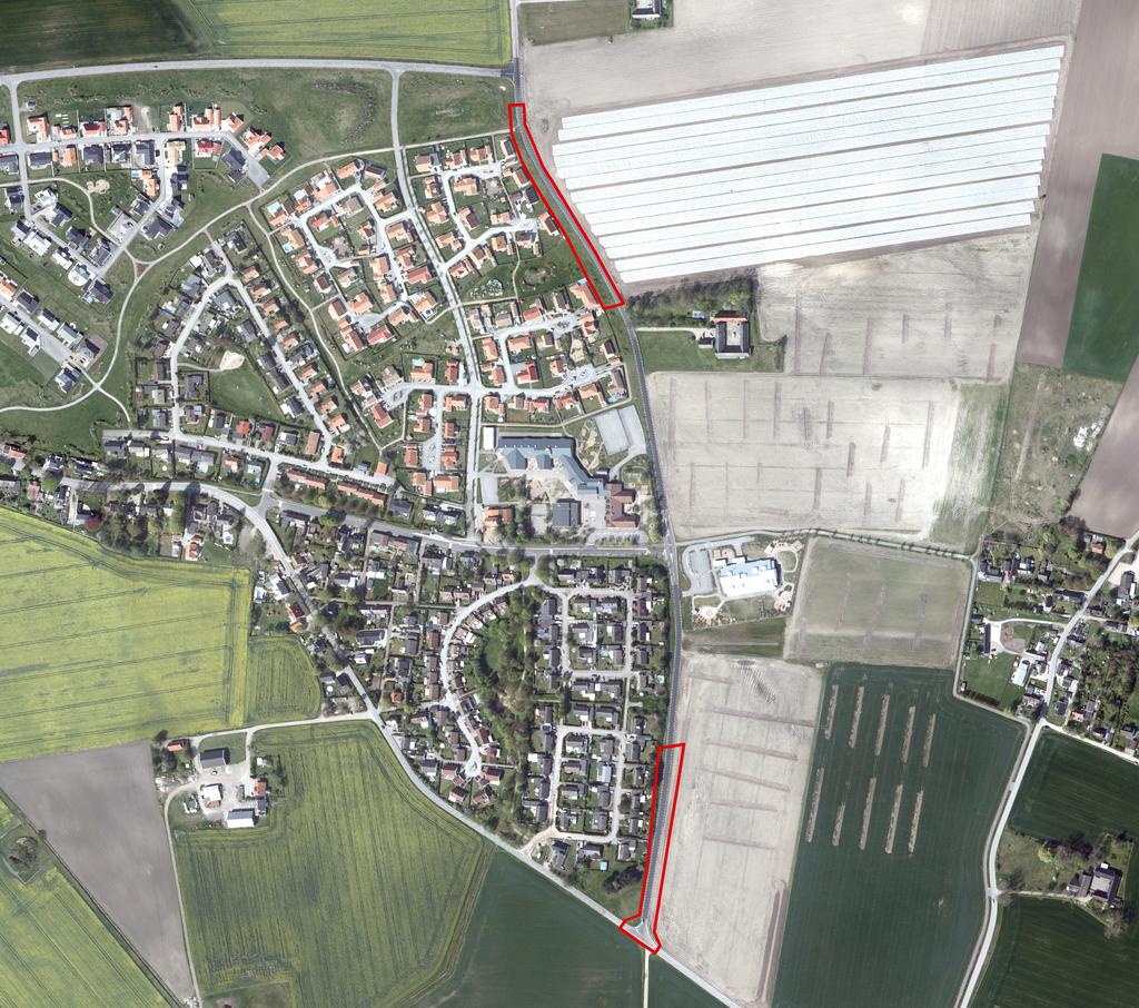 PLANDATA LÄGE Planområdet ligger i de västra delarna av Trelleborgs kommun inom tätorten Skegrie. Planen är uppdelad i två planområden längs med väg 628 i östra Skegrie.