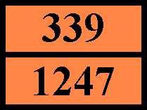 Varningsetiketter (IATA) : 3 : RID Faroklass för transport (RID) : 3 Varningsetiketter (RID) : 3 : 14.