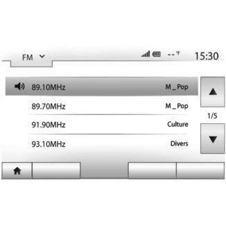 RADION KUUNTELEMINEN (2/4) 11 12 13 15 16 17 Paina jotain alueen A painikkeista ja valitse muistiin tallennetuista asemista. Huom.: voit palata aloitusnäyttöön painamalla 10-painiketta.