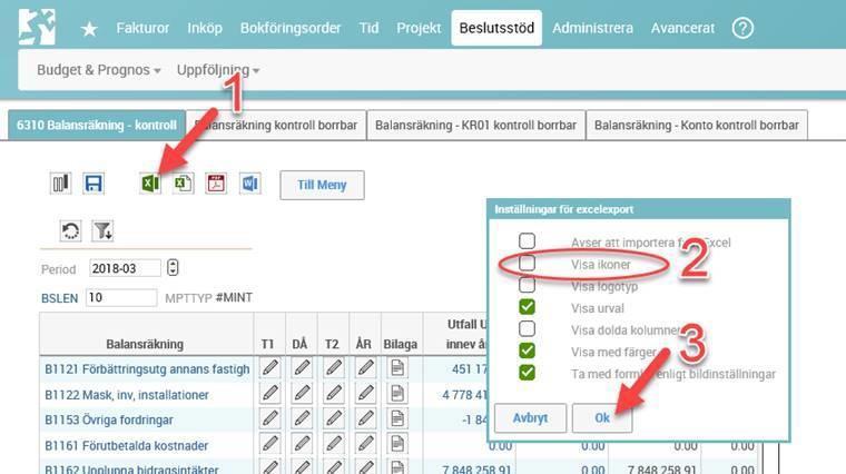 15( 18) Det går att få ut skrivna kommentarer i Excel genom att klicka på