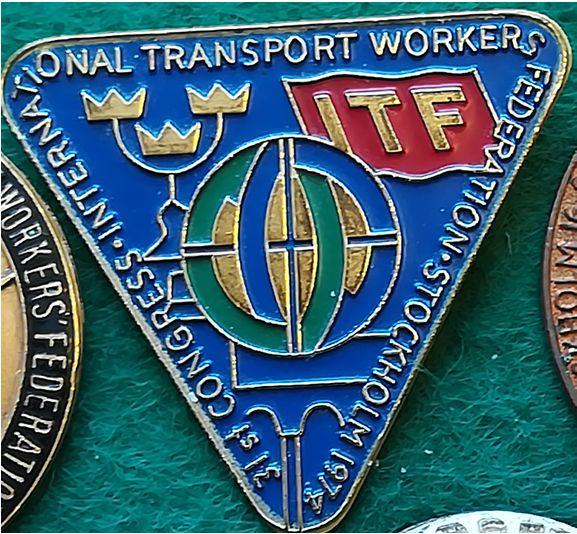 4.6 ITF 31s Congress International Transport Workers Federation Stockholm 1974. 4.