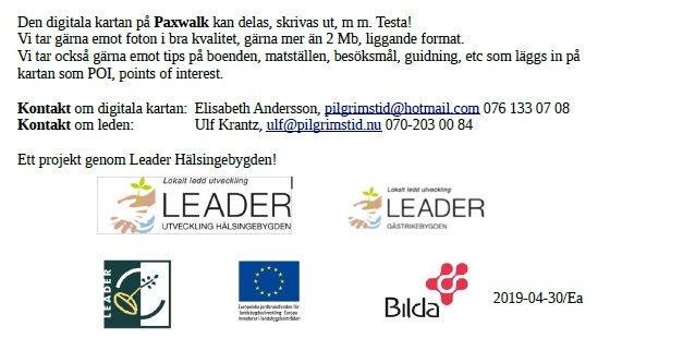 INFORMATION OM PILGRIMSLEDEN STRÅSJÖLEDEN SOM GÅR GENOM SVÅGADALEN Det pågår ett leaderprojekt som heter: Pilgrim-Karta-Kontakter där man bla arbetar med att bygga ut leden och digitalisera den.