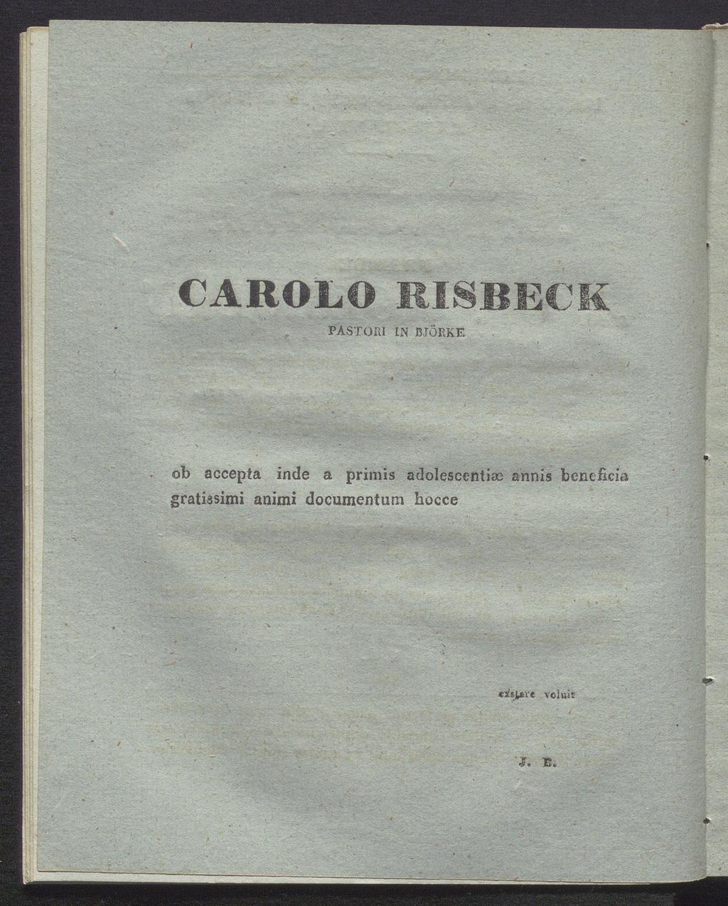 CAROEO RISBECK PASTOR!