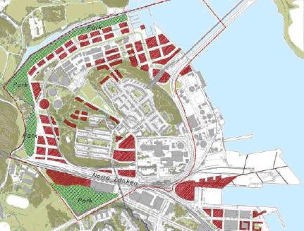 HJORTHAGEN stadsbyggnadskontoret att förslaget motverkar de uppsatta målen om en levande stadsdel.