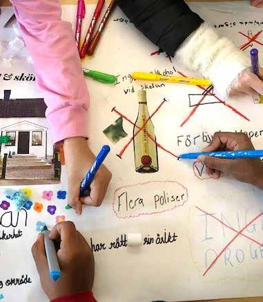 Projektet har skapat två innovationslabb; Expertgrupp Vuxna som består av sakkunniga och beslutsfattare och Expertgrupp Barn som består av elever från Vättnedalsskolan i åk 3 6.