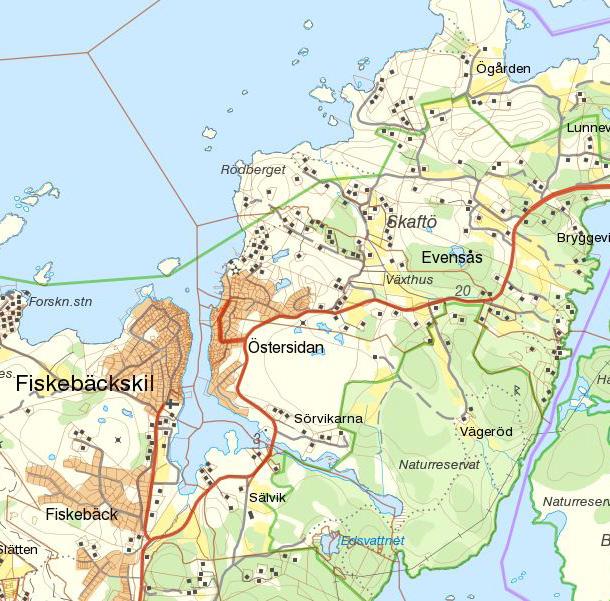 Planområdet utgörs av del av fastigheten Vägeröd 1:70, som har en areal på ca 0,6 ha, samt fastigheten Vägeröd 1:63.