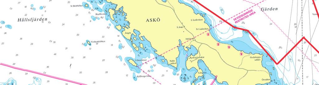 The changes are availible in ENC and will be shown in the next edition of the affected paper charts. Position: ap.