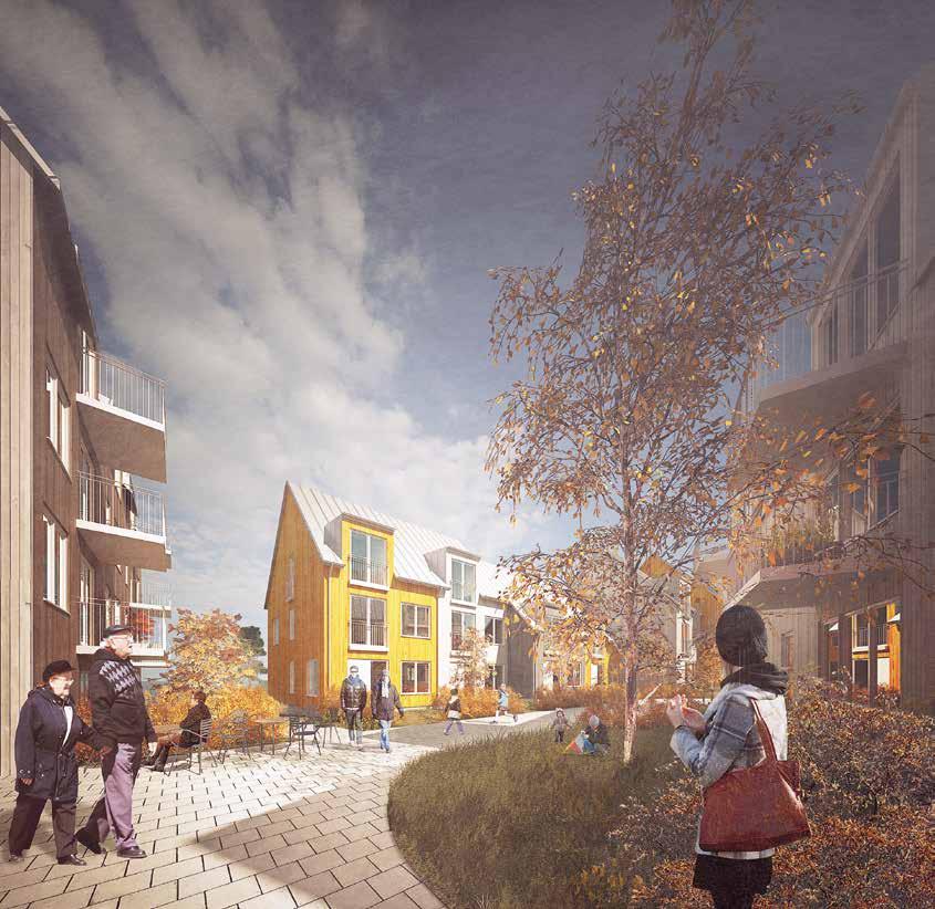 Förra sommaren antog kommunfullmäktige den detaljplan som ska möjliggöra ny bebyggelse på Norrberget. I juli är det tänkt att rivningen av befintliga byggnader ska påbörjas.