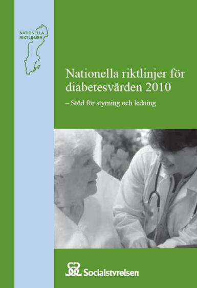 Nationella riktlinjer för diabetesvården 2010 Trots FaR är fysisk aktivitet är en underutnyttjad resurs i diabetesvården Rekommendation: - Hälso- och sjukvården bör erbjuda råd och stöd