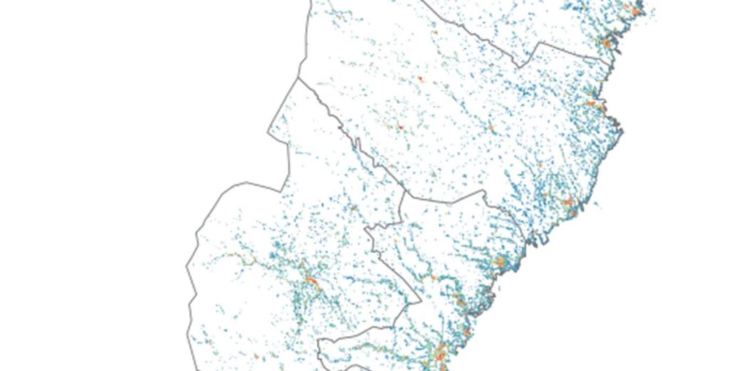 Energimarknadsinspektionens register över fjärrvärmenät 7.