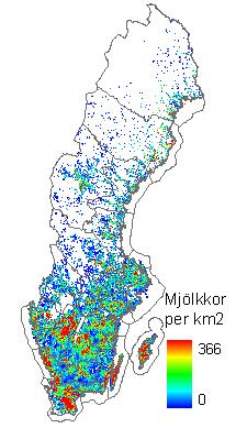 I kategorier 3B1, 3Da2a och 3Da3 ingår emissioner av metan, lustgas, ammoniak och partiklar från gödselhantering och djurhållning av nötboskap.