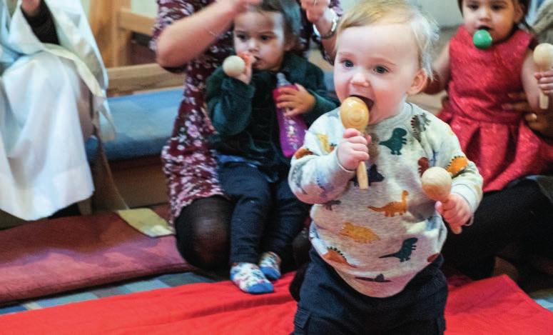 musik för barn och föräldrar Musiklek Med lek, sång, rörelse och rytmik i centrum träffas vi för roliga och spännande musikstunder. Torsdag S:ta Anna kyrka, Johan Banérs gata 65. Tid: Torsdagar 9.