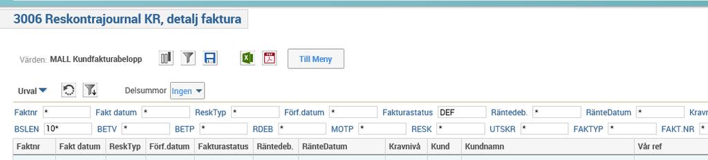 information på fakturanivå än de
