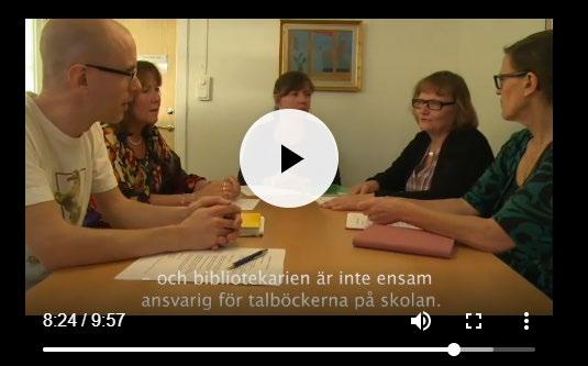 Ta tillvara skolans kompetenser Skolbibliotekspersonal Specialpedagoger och speciallärare Lärare Annan