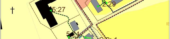html För elledning i mark får byggnad eller annan anläggning inte utan ledningsägarens medgivande och lämnade instruktioner uppföras på närmare avstånd än 3 meter från ledningen.
