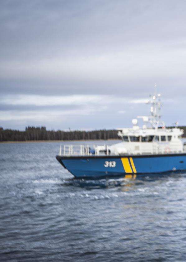 VÄLKOMMEN TILL KUSTBEVAKNINGEN Vi värnar liv, miljö och säkerhet till sjöss. Dygnet runt, året om, längs hela Sveriges kust.
