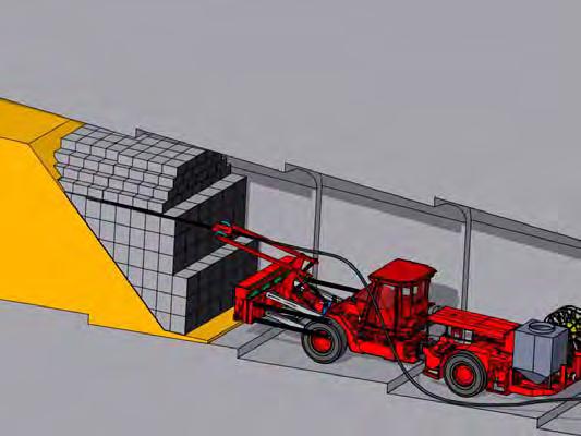 4 Illustration of backfill block emplacement (from SKB 2010b, TR-10-16).