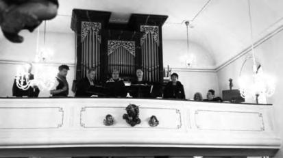 Der Gottesdienst mit Pater Fleischlin wurde stimmungsvoll umrahmt vom Vocalensemble «Piacere», was allen grosse Freude bereitete.