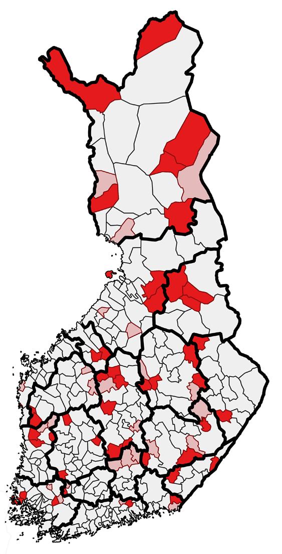 FINANSMINISTERIETS PUBLIKATIONER 2019:36 Åldersgruppen nyfödda (2017) Färre än 15 15 19 Figur 11.