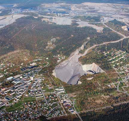DIVISION SÖDRA Division Södra omfattar gruvor och förädlingsverk i Malmberget och Svappavaara.