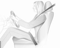 9 Varning Ställ aldrig in sätena under körning. De kan röra sig okontrollerat. Sätt dig så långt in mot ryggstödet som möjligt.